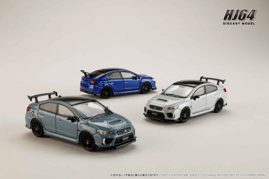 Hobby Japan 1:64 SUBARU S208 NBR CHALLENGE PACKAGE (3 Colours) HJ644068W/HJ644068BL/HJ644068GK