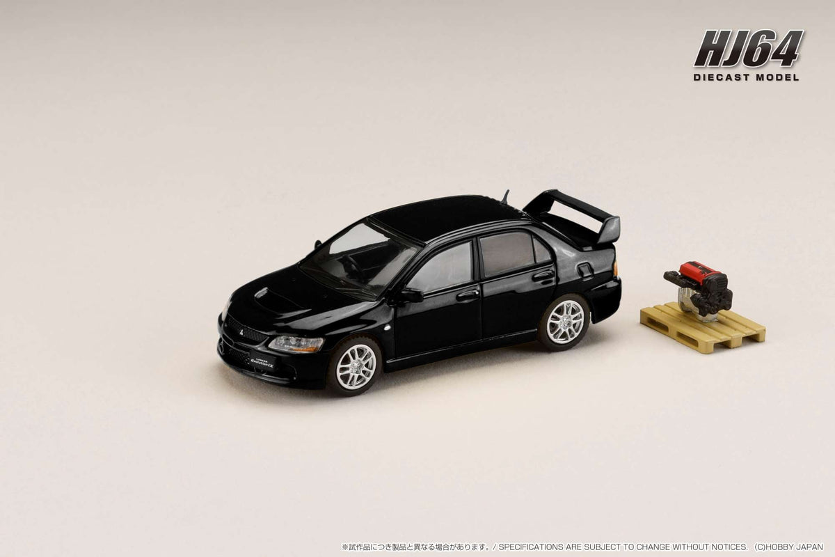 Hobby Japan 1:64 MITSUBISHI LANCER EVOLUTION 9 GSR with Engine Display Model (5 Colors)