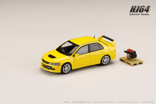 Hobby Japan 1:64 MITSUBISHI LANCER EVOLUTION 9 GSR with Engine Display Model (5 Colors)