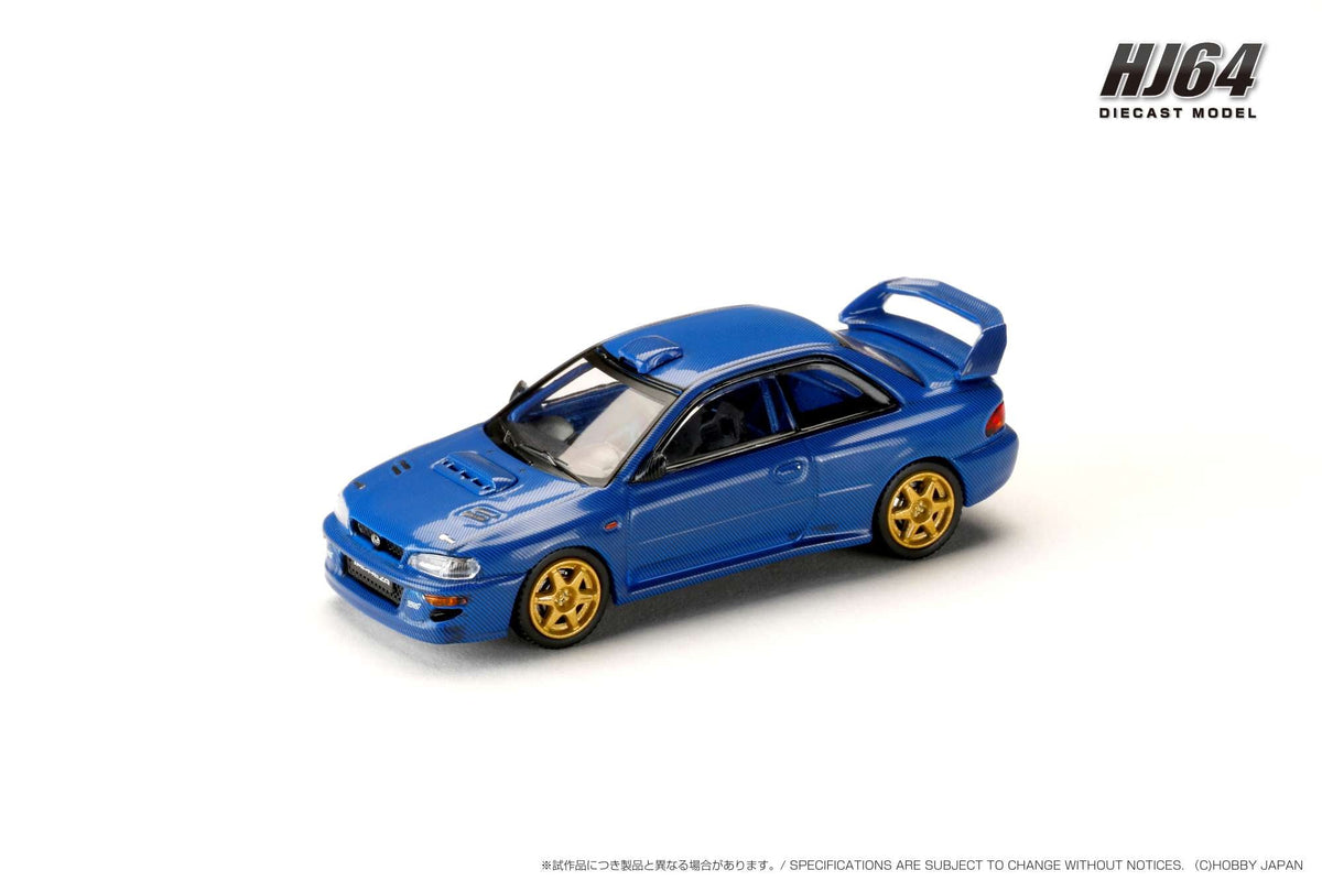 Hobby Japan 1:64 Subaru Impreza 22B STi Version (GC8) Rally Base Car (2 Colors) HJ647041BK/HJ647041BL