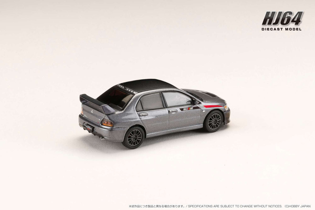 Hobby Japan 1:64 MITSUBISHI LANCER EVOLUTION 9 MR GSR JDM- Gray