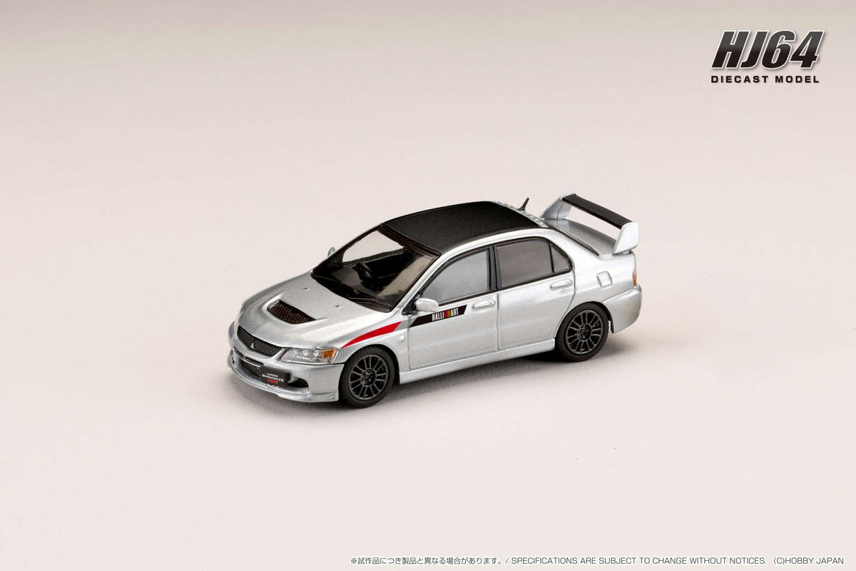 Hobby Japan 1:64 MITSUBISHI LANCER EVOLUTION 9 MR GSR JDM- SILVER METALLIC