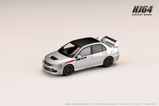 Hobby Japan 1:64 MITSUBISHI LANCER EVOLUTION 9 MR GSR JDM- SILVER METALLIC