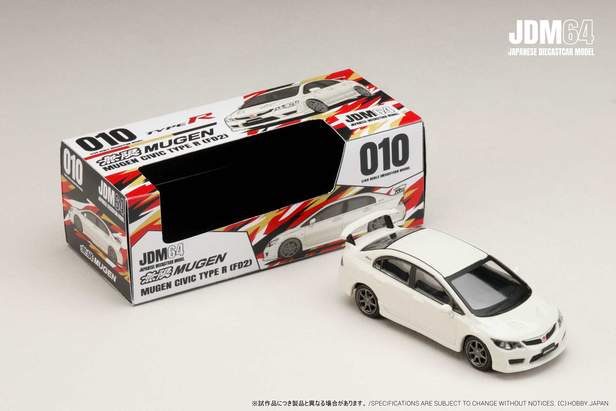 Hobby Japan JDM64 1:64 MUGEN CIVIC TYPE R (FD2)  (3 Colours)