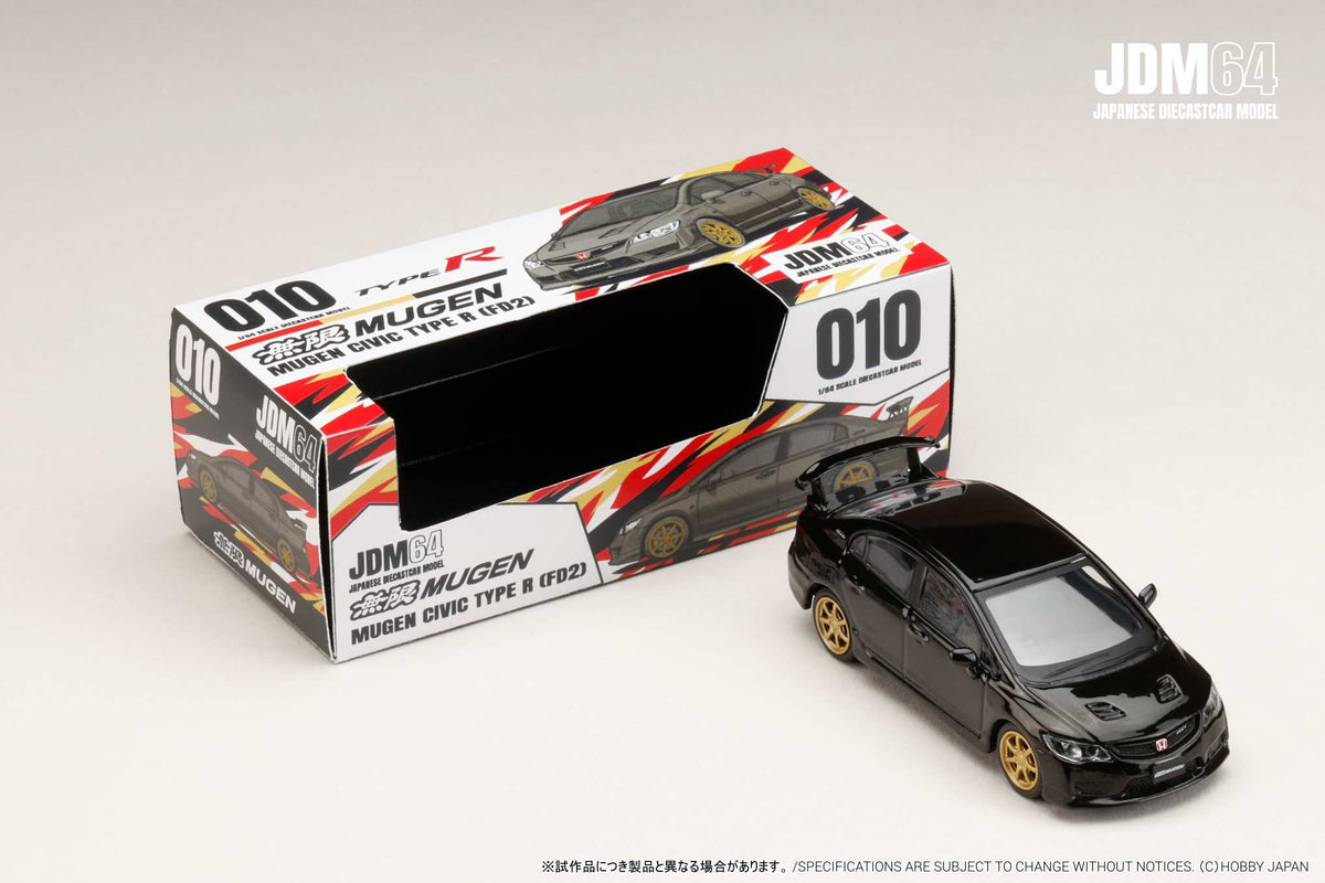 Hobby Japan JDM64 1:64 MUGEN CIVIC TYPE R (FD2)  (3 Colours)