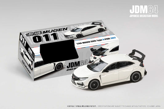 [Preorder] Hobby Japan 1:64 MUGEN CIVIC TYPE R (FK8) 2017 Championship White HJDM011-23