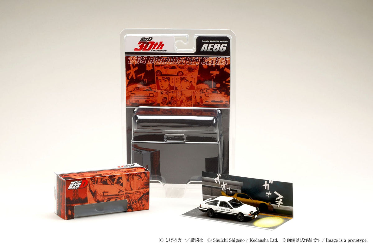 Hobby Japan 1:64 Toyota SPRINTER TRUENO (AE86) / INITIAL D Takumi Fujiwara VS Keisuke Takahashi (2 Versions)