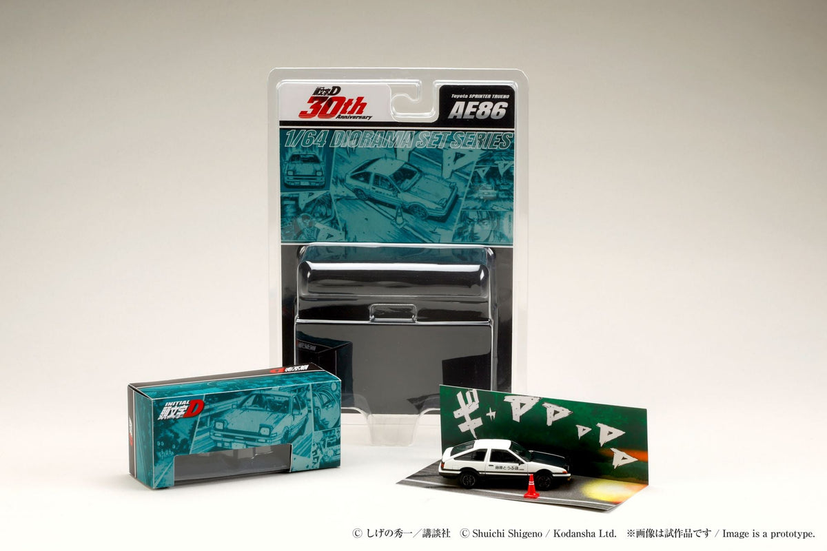 Hobby Japan 1:64 Toyota SPRINTER TRUENO (AE86) / INITIAL D Takumi Fujiwara VS Keisuke Takahashi (2 Versions)