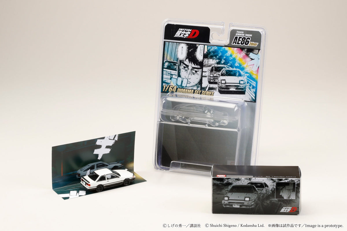 [Preorder] Hobby Japan 1:64 Toyota SPRINTER TRUENO (AE86) 2door / Initial D Shinji Inui VS Takumi Fujiwara HJDMD013