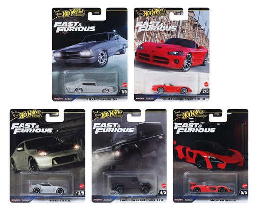 Hot Wheels 1:64 Fast & Furious Premium 2024 J Assortment HNW46-956J