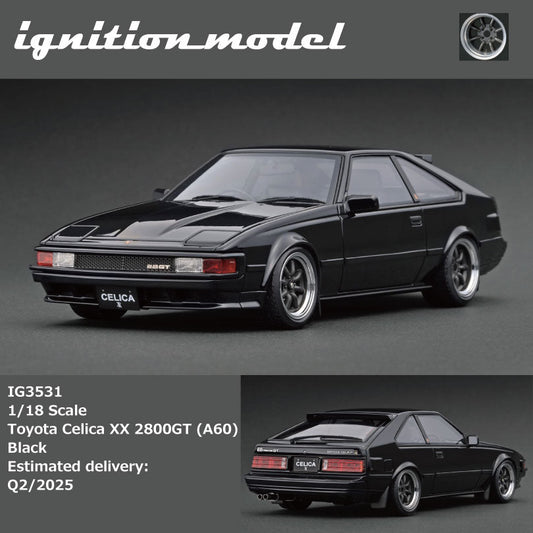 Ignition Model 1:18 Toyota Celica XX 2800GT (A60) Black IG3531