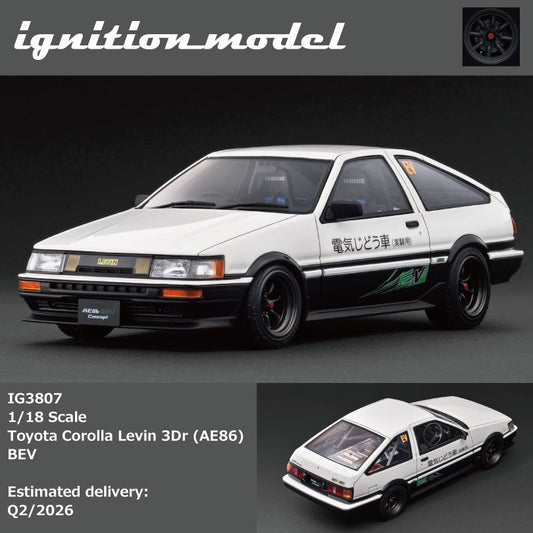 Ignition Model 1:18 Toyota Corolla Levin 3Dr (AE86) BEV IG3807