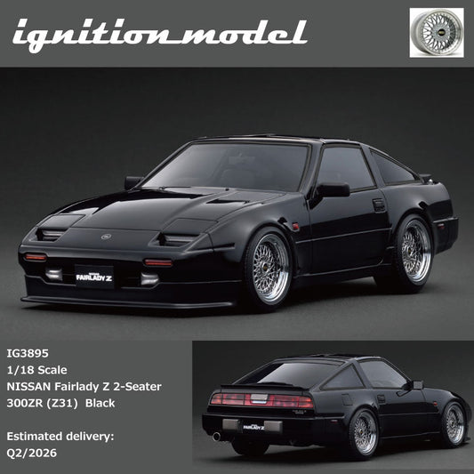 [Preorder] Ignition Model 1:18 NISSAN Fairlady Z 2-Seater 300ZR (Z31) Black IG3895