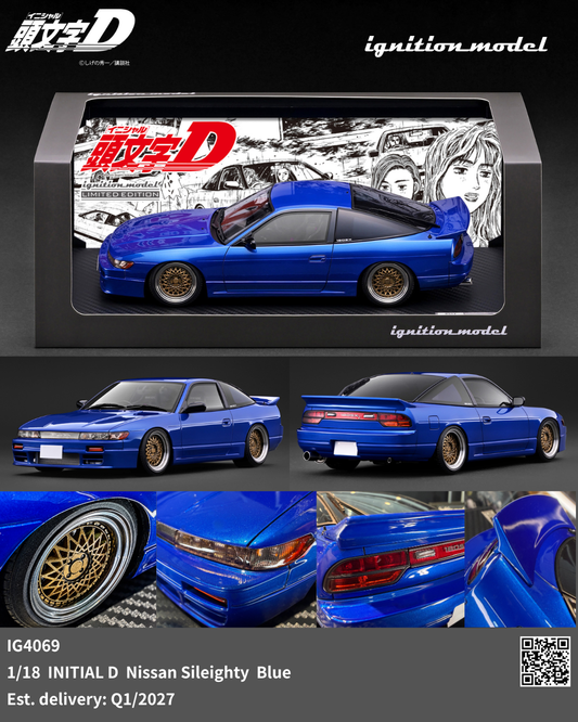[Preorder] Ignition Model 1:18 Nissan Sileighty INITIAL D Blue IG4069
