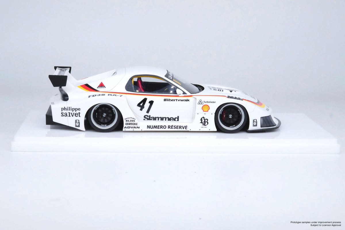 Inno18 1:18 Mazda RX7 (FD3S) LB-SUPER SILHOUETTE WHITE IN18-LBWKRX7-02