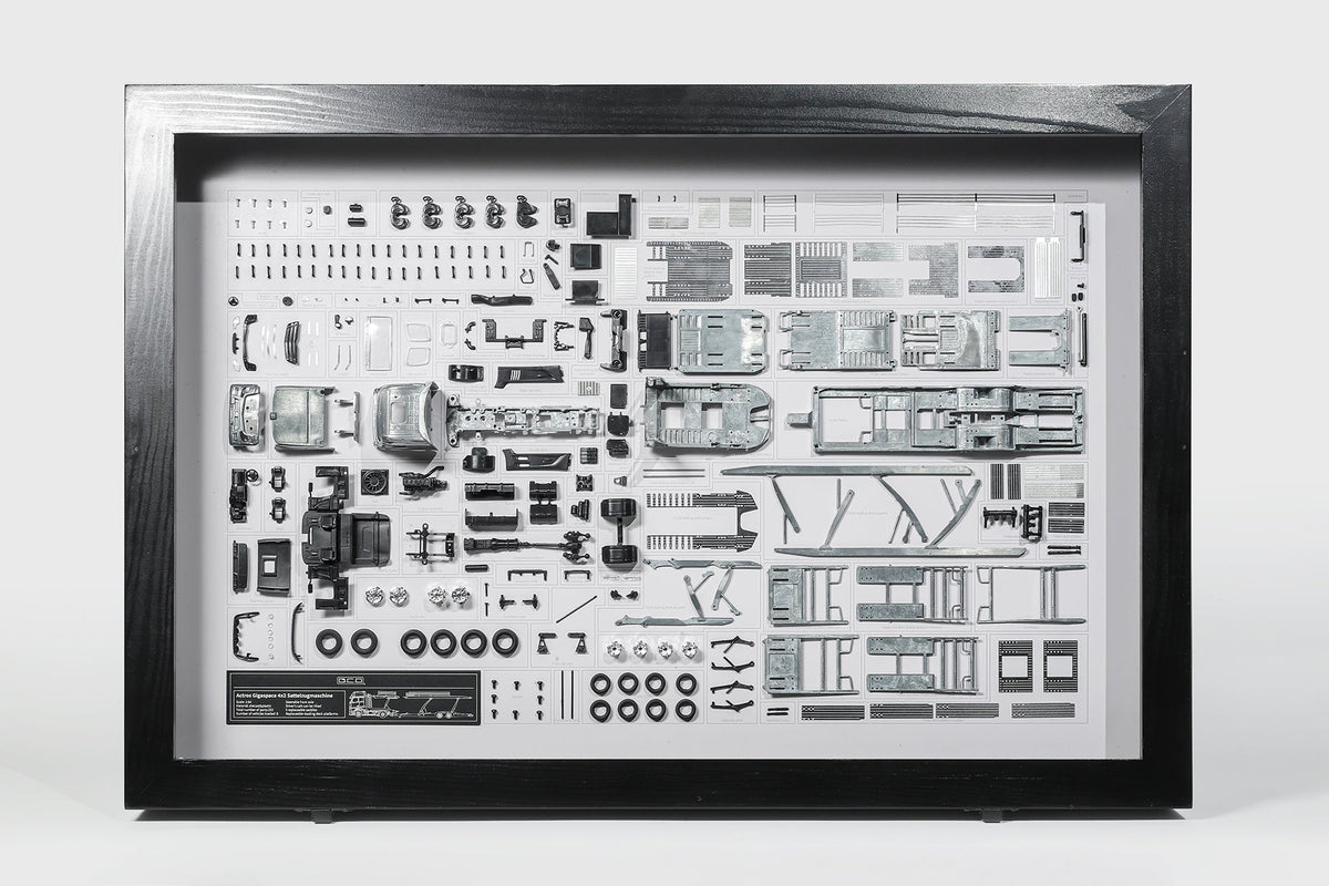 GCD 1:64 Mercedes-Benz Actos Disassembled Art Frame KS-069-482