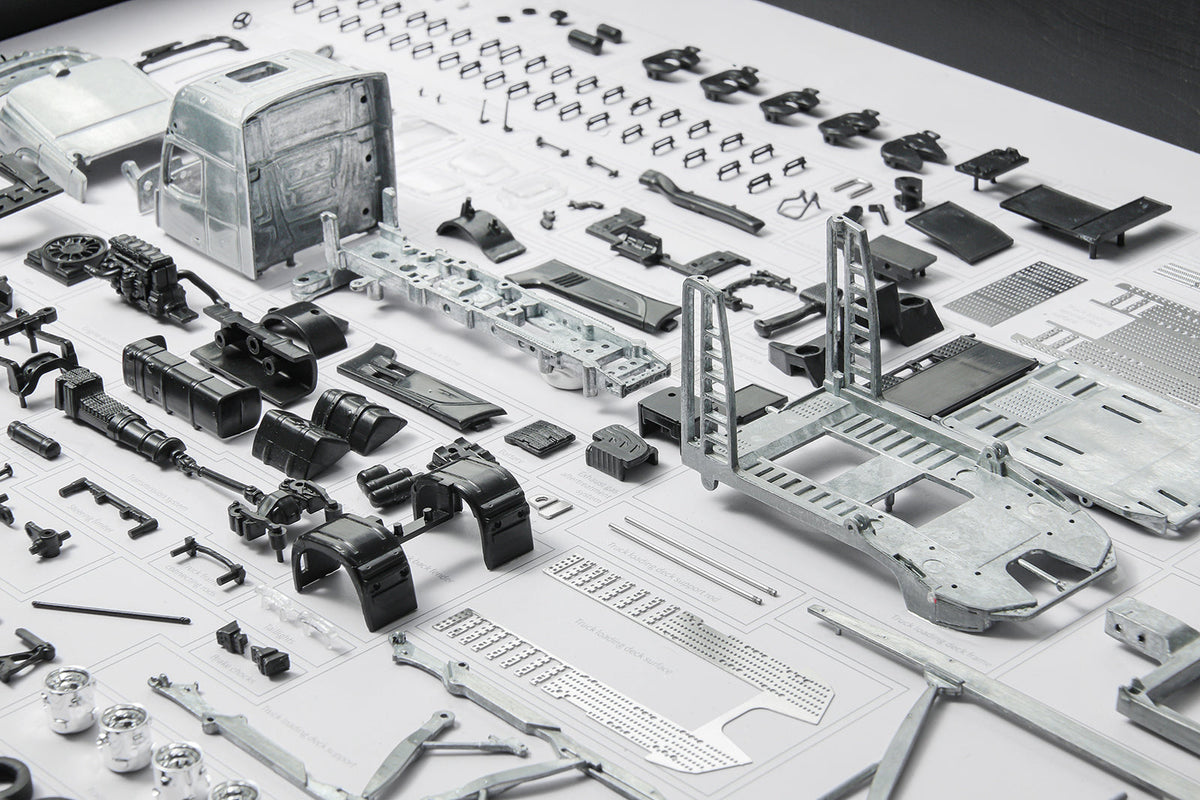 GCD 1:64 Mercedes-Benz Actos Disassembled Art Frame KS-069-482