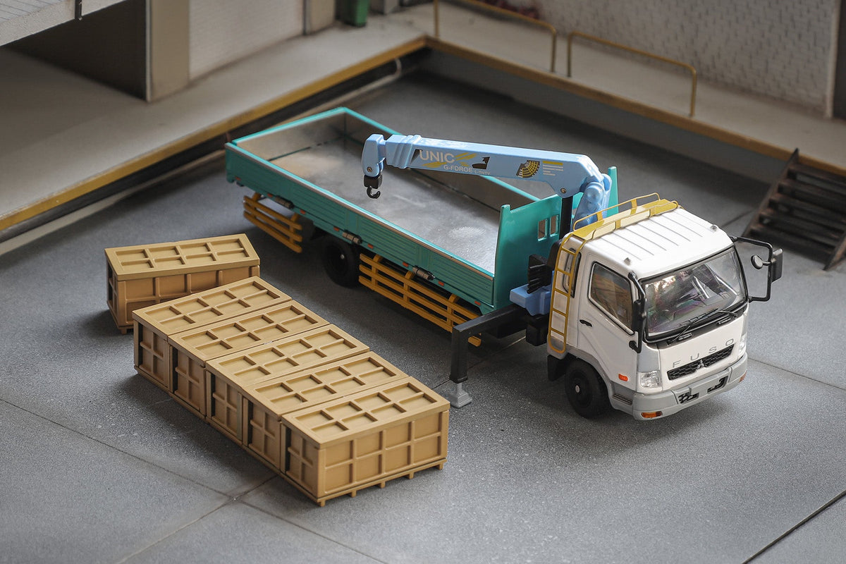 GCD 1:64 Mitsubishi Fuso Boom Truck (4 Colours)