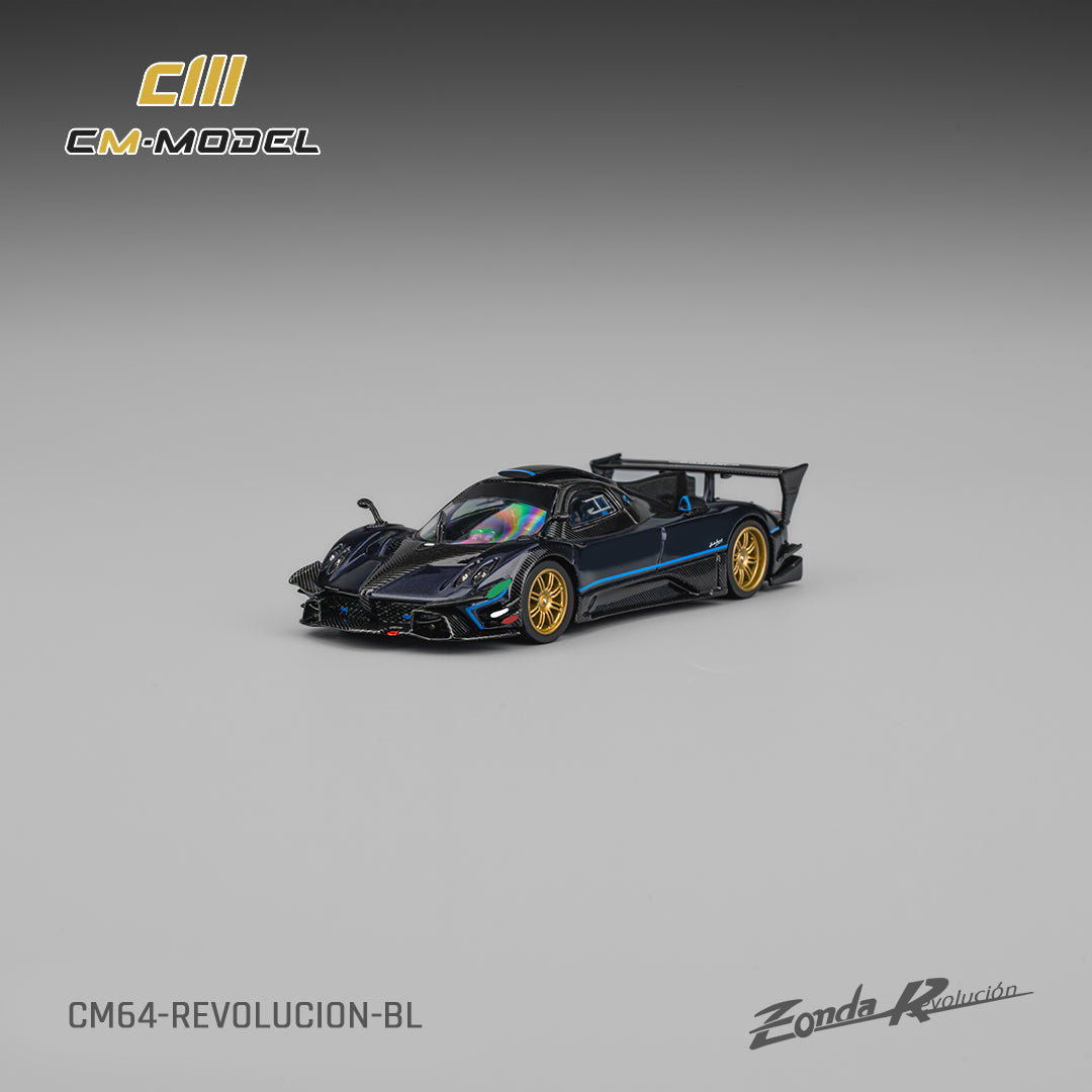 CM Model 1:64 Pagani Zonda Revolucion Metallic blue CM64-Revolucion-BL