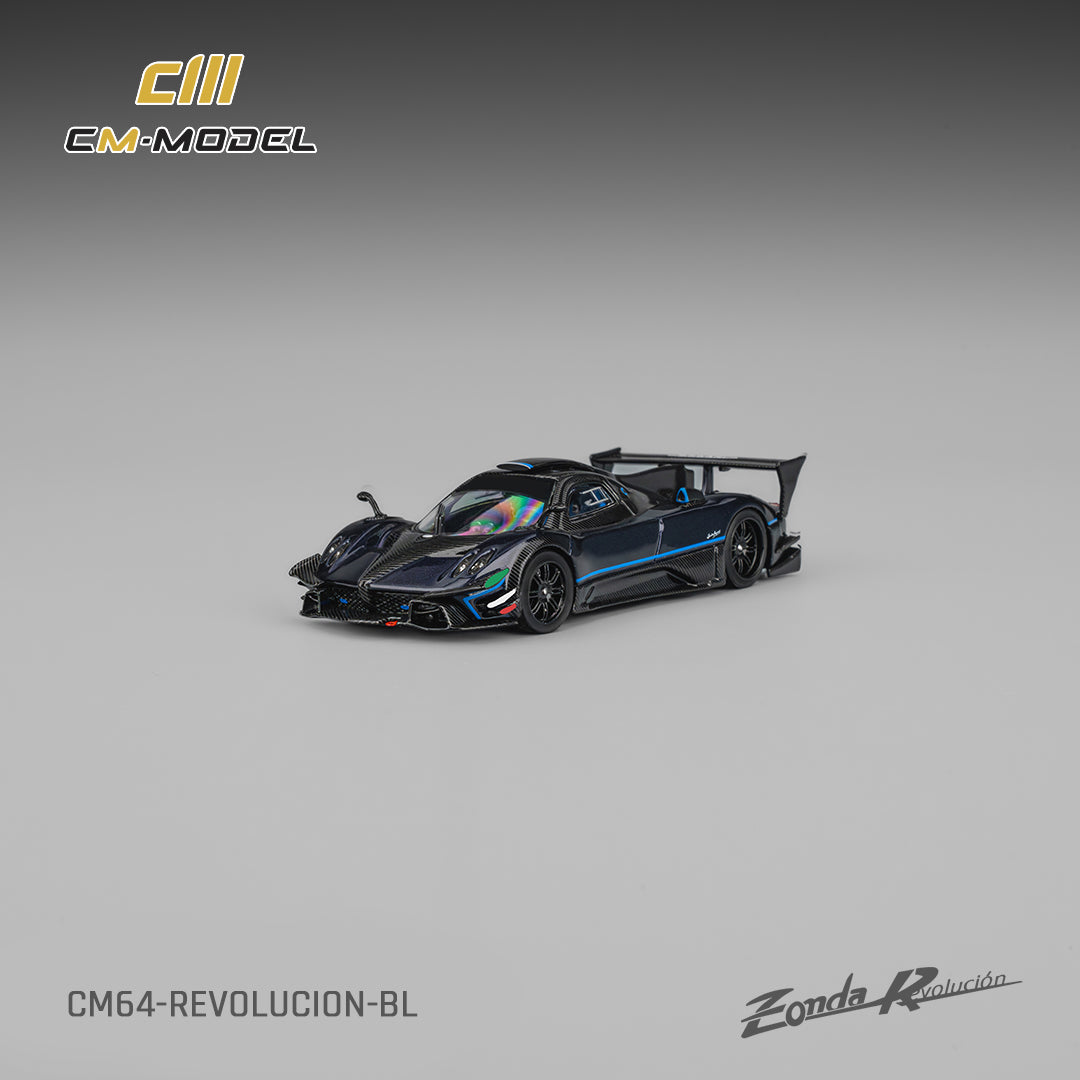 CM Model 1:64 Pagani Zonda Revolucion Metallic blue CM64-Revolucion-BL