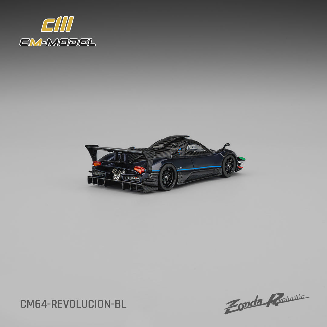 CM Model 1:64 Pagani Zonda Revolucion Metallic blue CM64-Revolucion-BL