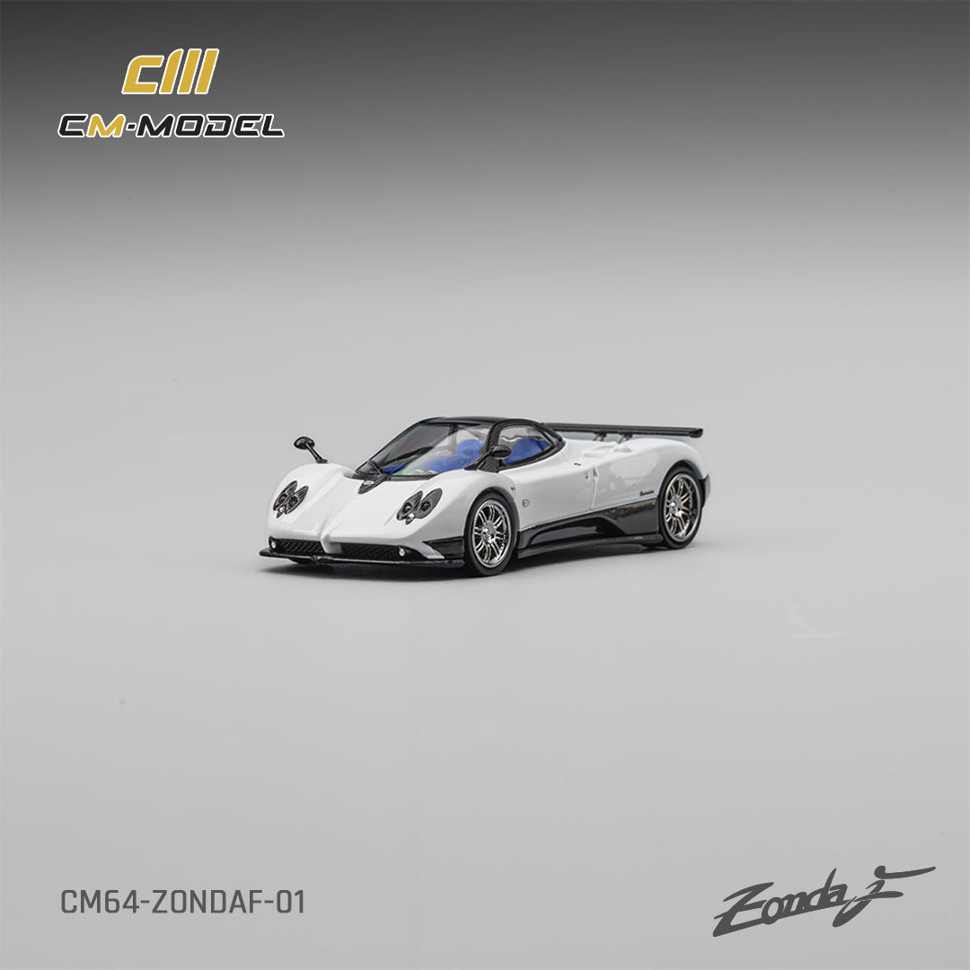 CM Model 1:64 Pagani ZondaF Pearl white CM64-ZondaF-01