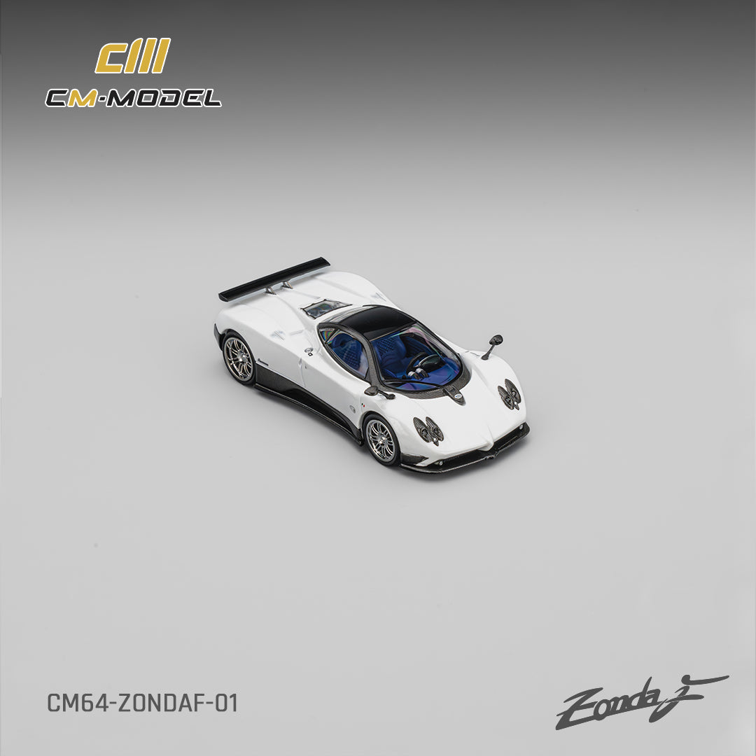CM Model 1:64 Pagani ZondaF Pearl white CM64-ZondaF-01