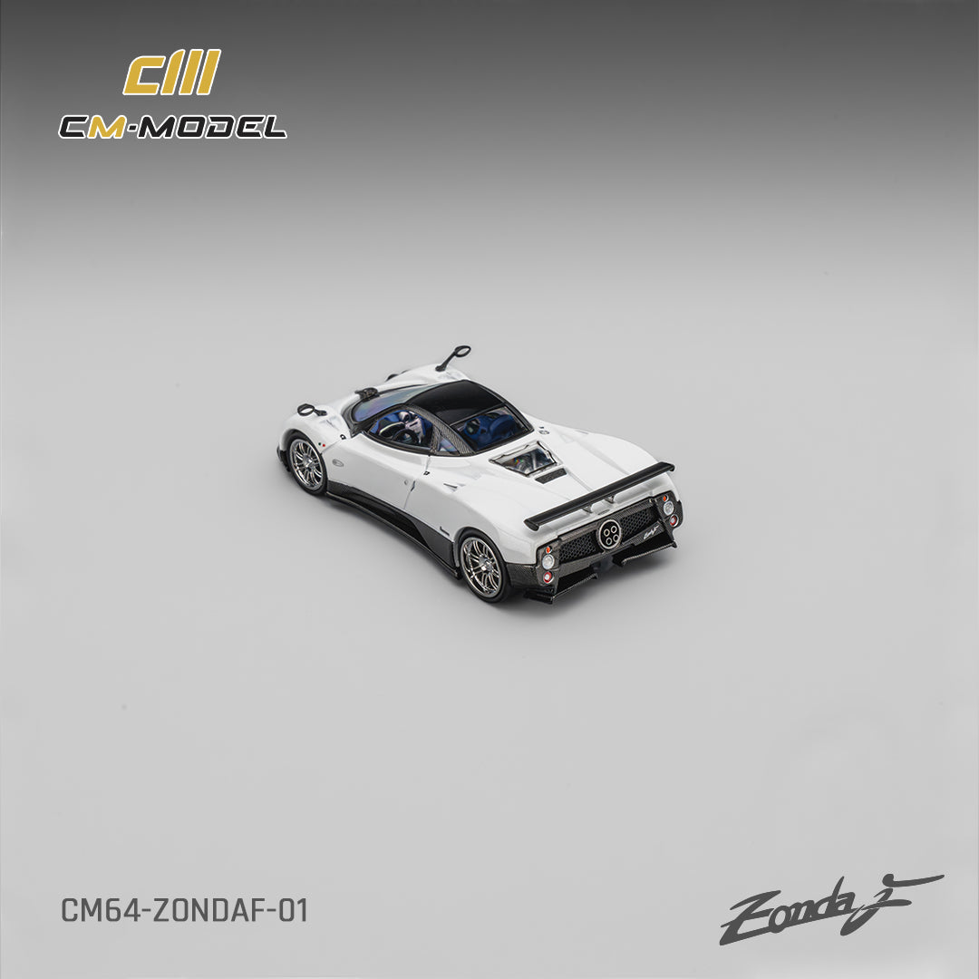 CM Model 1:64 Pagani ZondaF Pearl white CM64-ZondaF-01