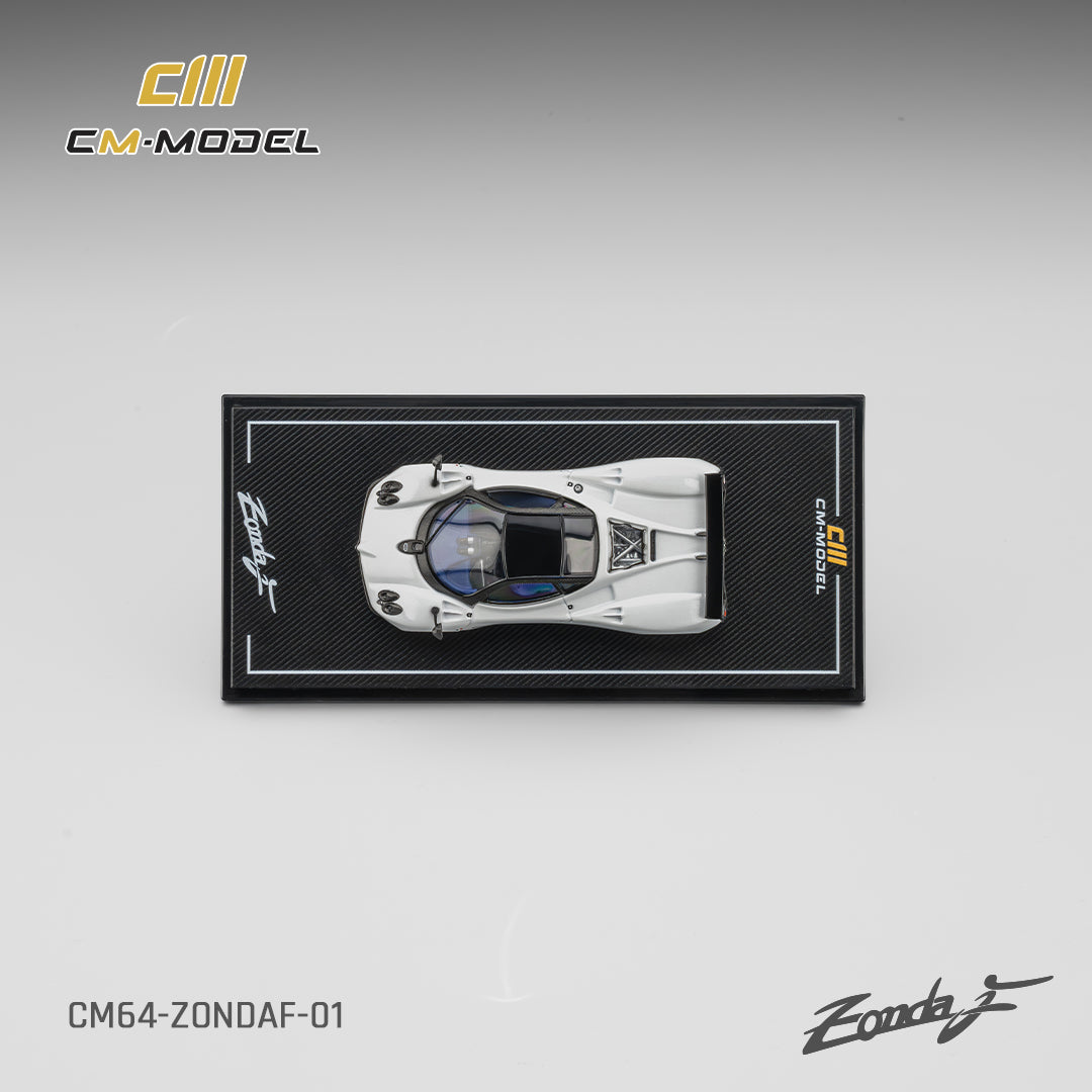 CM Model 1:64 Pagani ZondaF Pearl white CM64-ZondaF-01