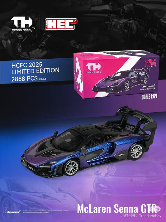 [Preorder] Trends Hobby 1:64 McLaren Senna GTR HCFC Exhibition Limited Edition (2 Verison)