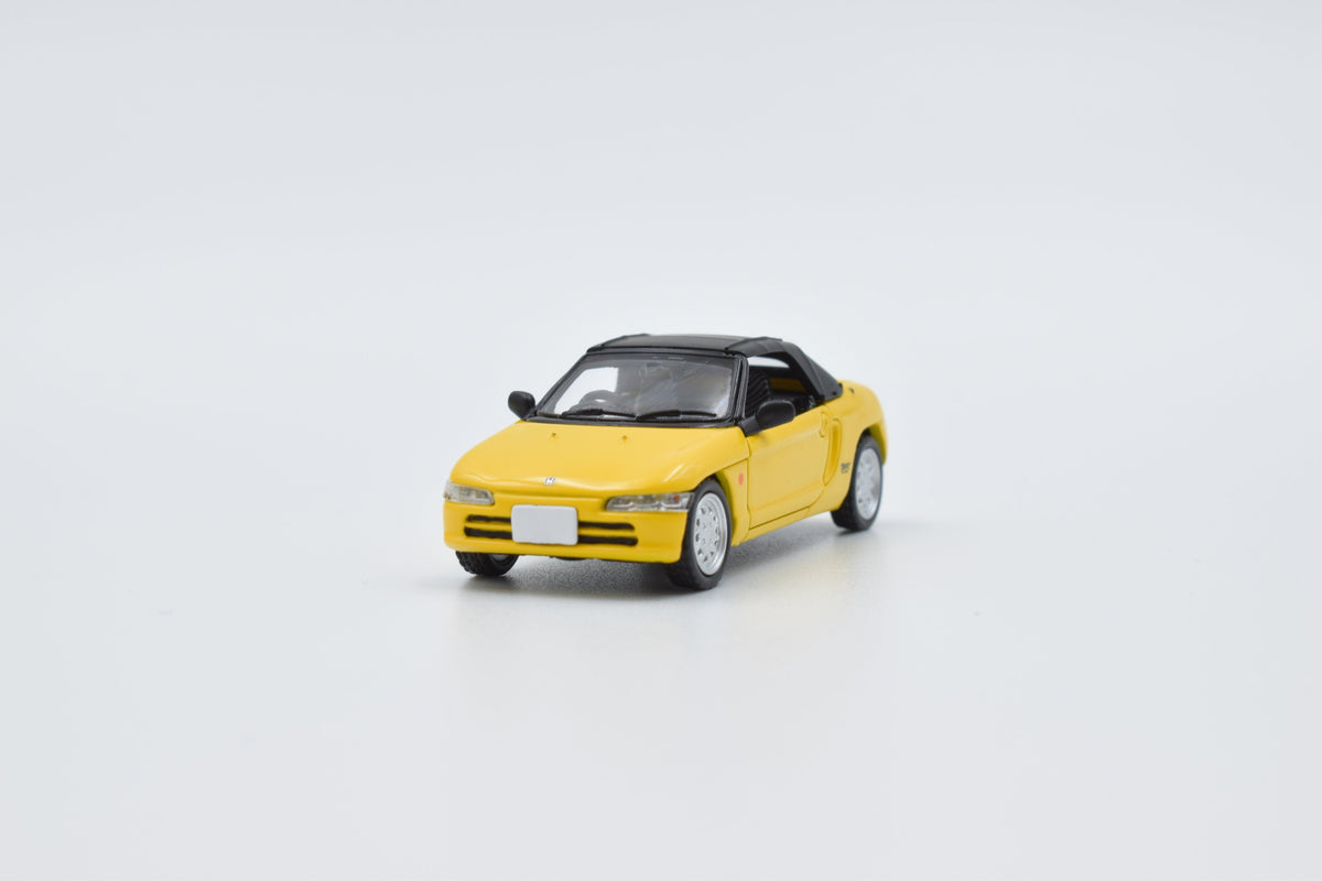 Model Model 1:64 Honda Beat Convertible 1991 Yellow