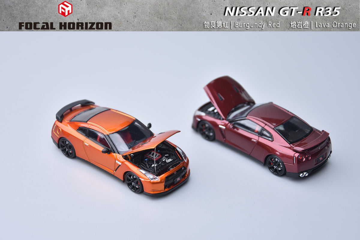 Focal Horizon 1:64 Nissan GT-R R35 (2 Colours)