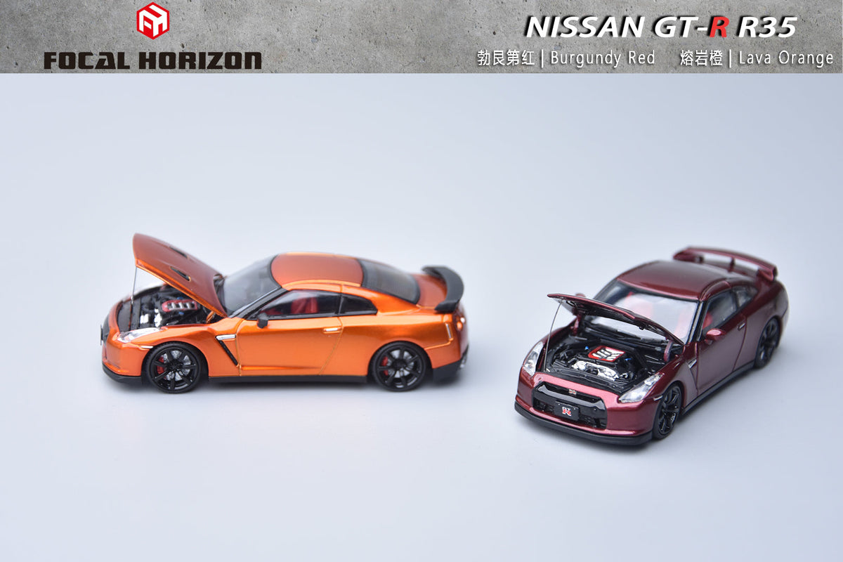 Focal Horizon 1:64 Nissan GT-R R35 (2 Colours)