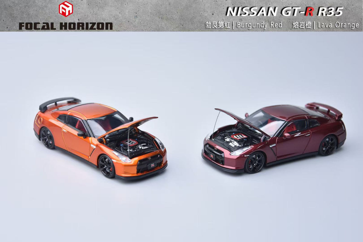 Focal Horizon 1:64 Nissan GT-R R35 (2 Colours)