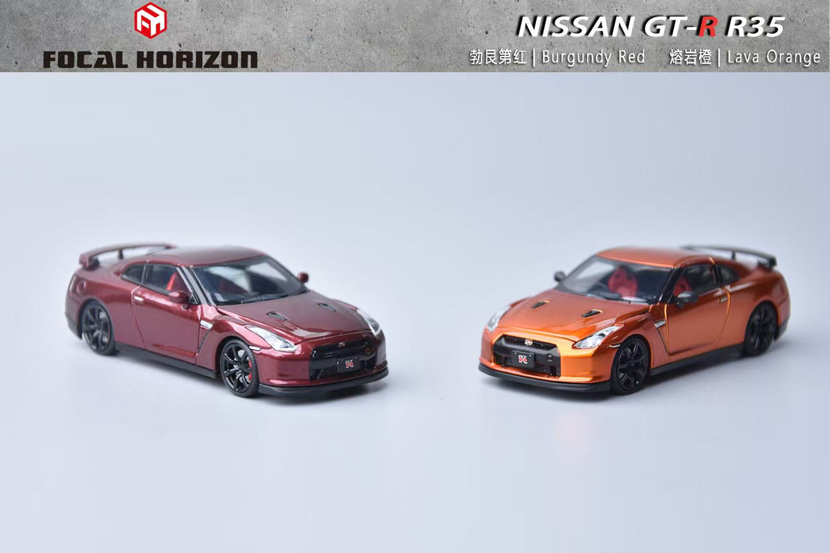 Focal Horizon 1:64 Nissan GT-R R35 (2 Colours)