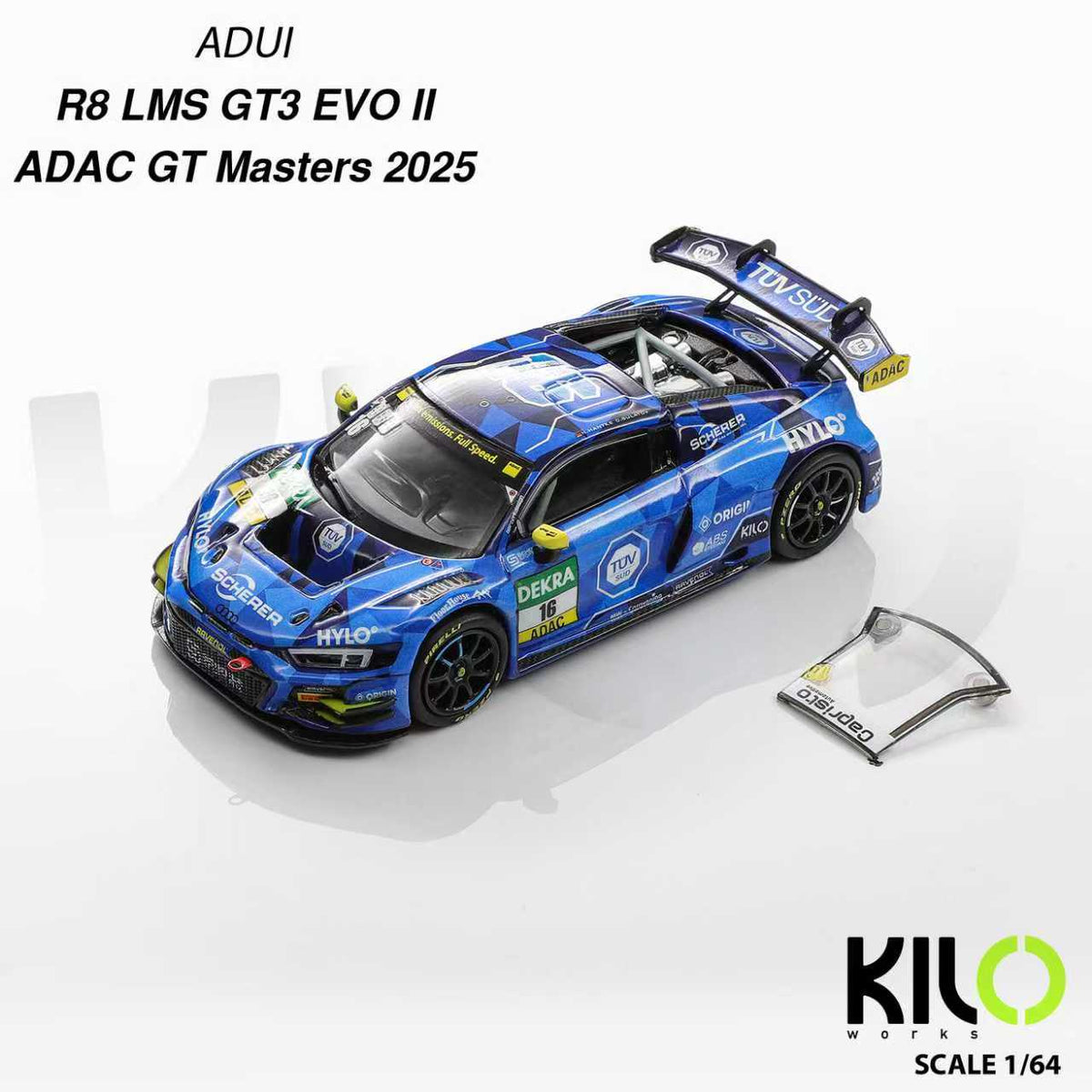KILO works 1:64 Audi R8 LMS GT3 EVO ll (2 Versions) KLW0036-1/KLW0036-2