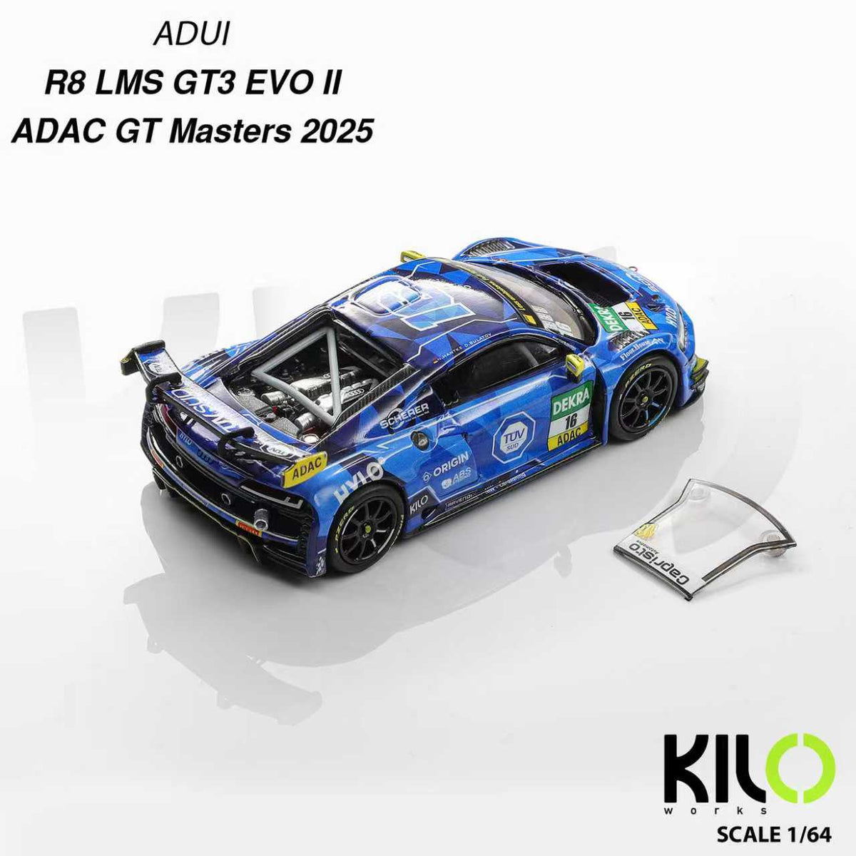 KILO works 1:64 Audi R8 LMS GT3 EVO ll (2 Versions) KLW0036-1/KLW0036-2