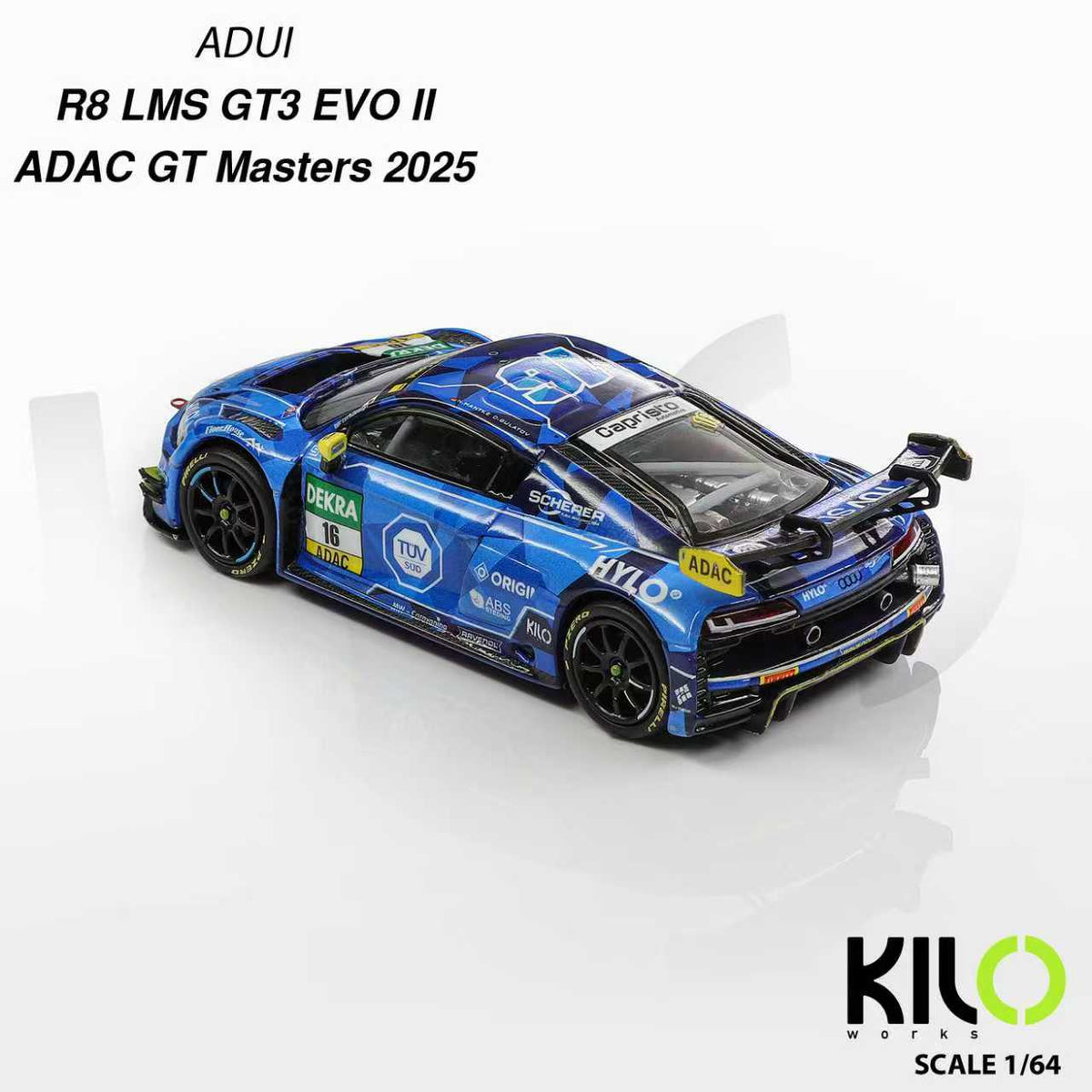 KILO works 1:64 Audi R8 LMS GT3 EVO ll (2 Versions) KLW0036-1/KLW0036-2
