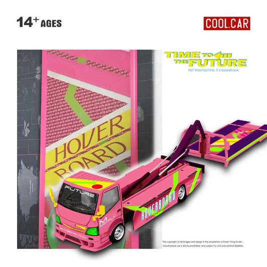 [Preorder] Cool Car 1:64 Hino H300 Flatbed Trailer - Time To The Future Livery CC647227