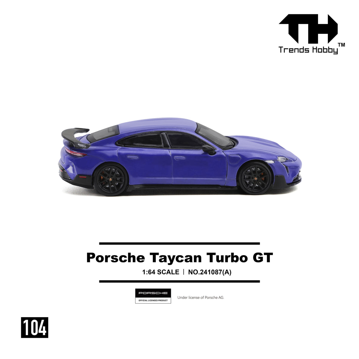 Trends Hobby 1:64 Porsche Taycan Turbo GT (2 Colours) 241087A/241087(C)