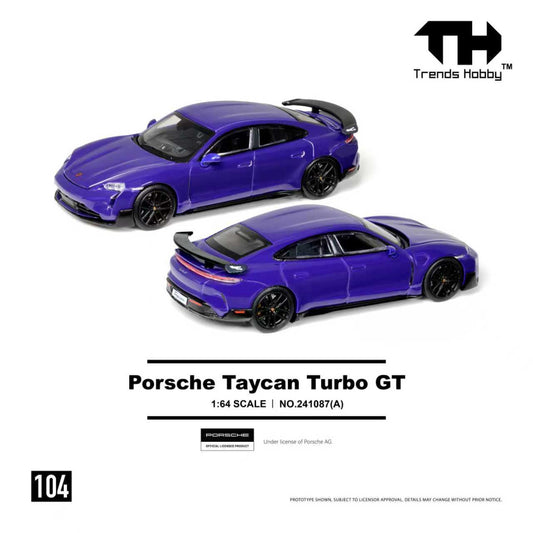 Trends Hobby 1:64 Porsche Taycan Turbo GT (2 Colours) 241087A/241087(C)