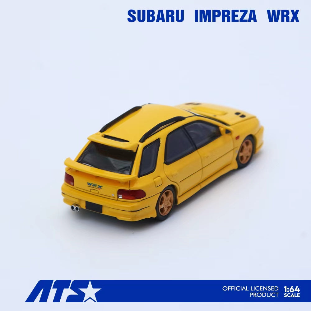 ATS Model 1:64 Subaru IMPREZA WRX Yellow ATS881506