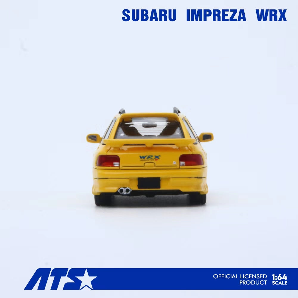 ATS Model 1:64 Subaru IMPREZA WRX Yellow ATS881506