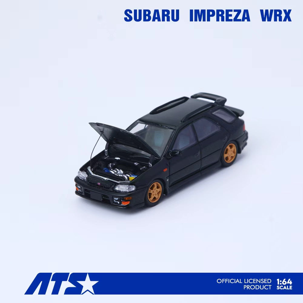 ATS Model 1:64 Subaru IMPREZA WRX Black ATS881505