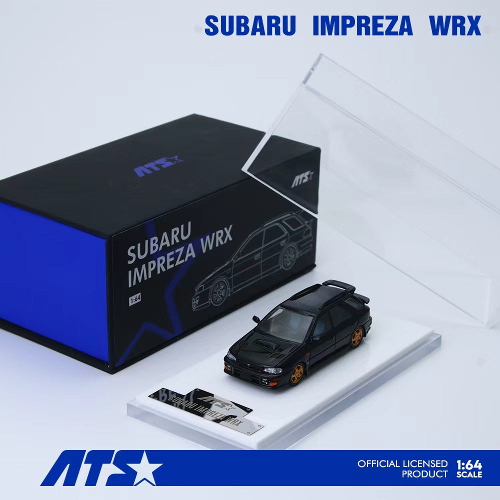 ATS Model 1:64 Subaru IMPREZA WRX Black ATS881505