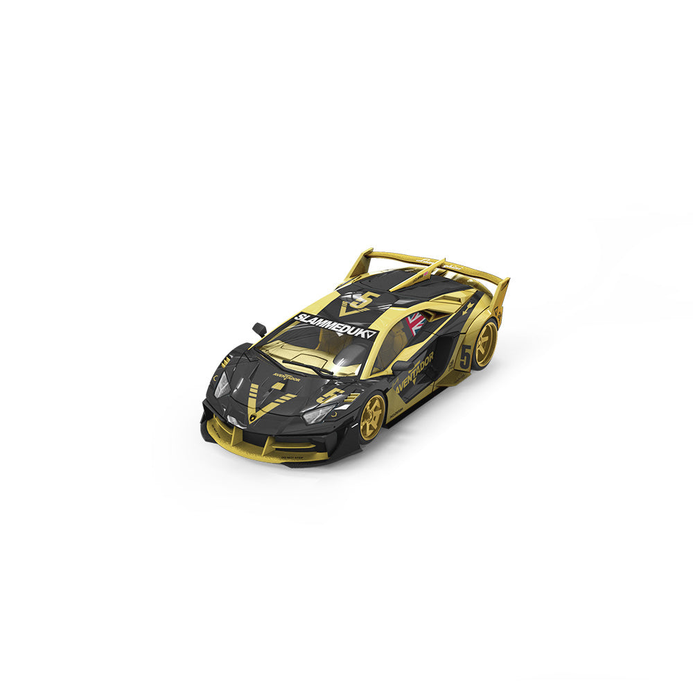 [Preorder] Cool Car 1:64 Lamborghini GT EVO V5 Black Gold CC643831