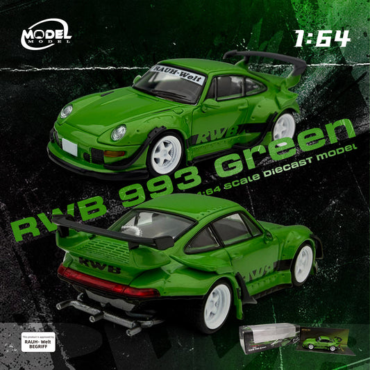 Model Model 1:64 Porsche RWB993 (2 Colours) MM64-RWB993-008/MM64-RWB993-004