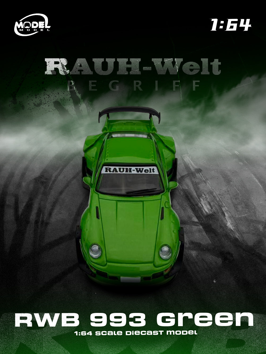 Model Model 1:64 Porsche RWB993 (2 Colours) MM64-RWB993-008/MM64-RWB993-004
