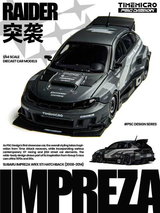 TimeMicro x PSC Design 1:64 Subaru Impreza "Raid" TM648301