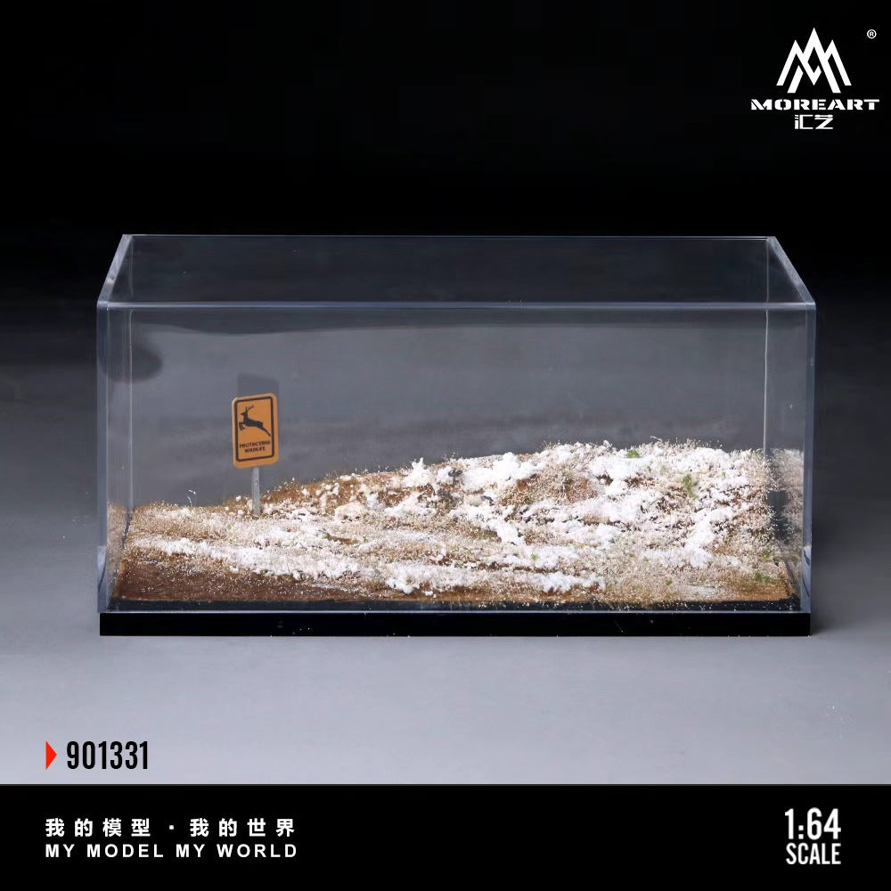 MoreArt 1:64 SCENE OF THE FIRST SNOWFALL IN WINTER FOREST MO901331